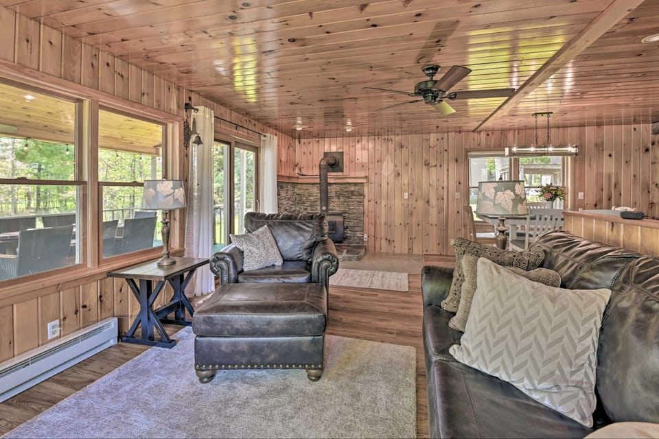 Lakefront Gloversville Home w/ Beach + Dock! House in Great Sacandaga Lake