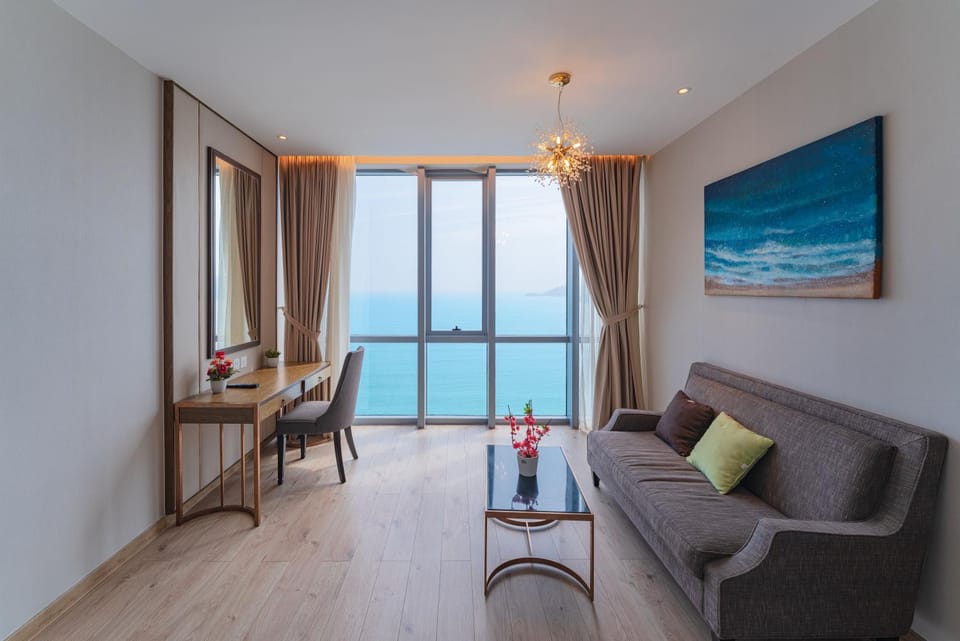 Natural landscape, Living room, Seating area, Sea view