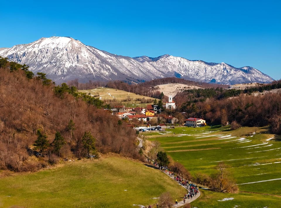 Natural landscape, Mountain view
