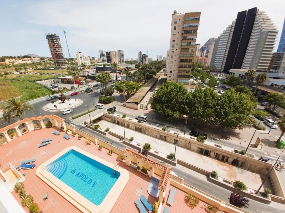Neighbourhood, Bird's eye view, City view, Street view, Swimming pool