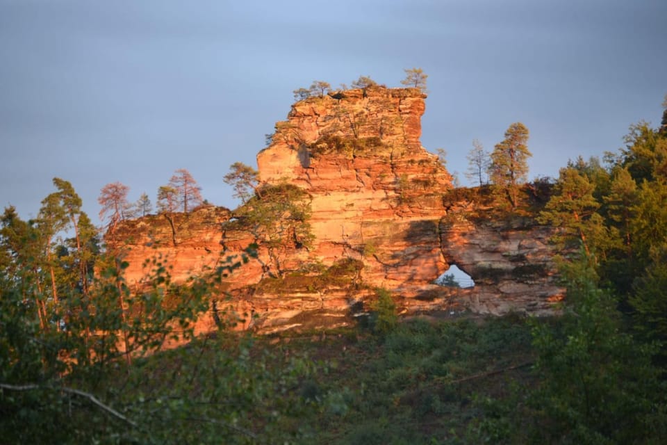 Nearby landmark, Natural landscape, Landmark view