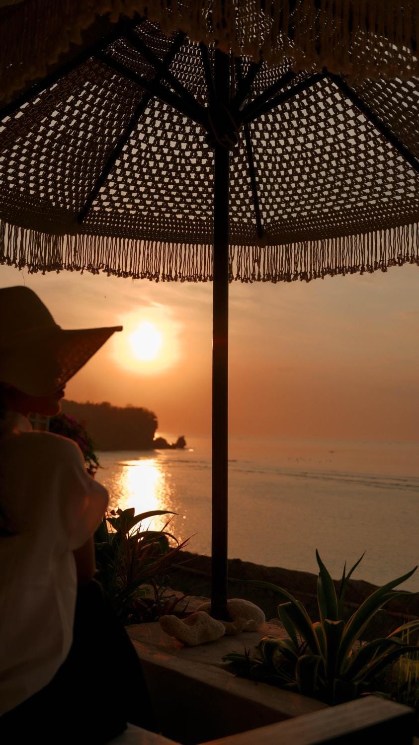 Nearby landmark, Natural landscape, Beach, Sea view, Sunset