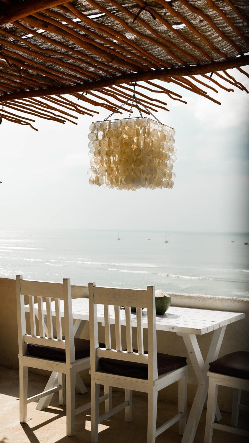 Day, Natural landscape, Dining area, Sea view