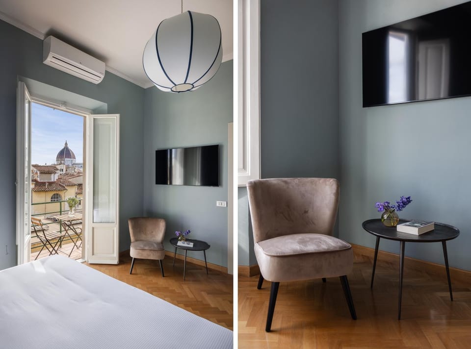 TV and multimedia, View (from property/room), Balcony/Terrace, Decorative detail, air conditioner