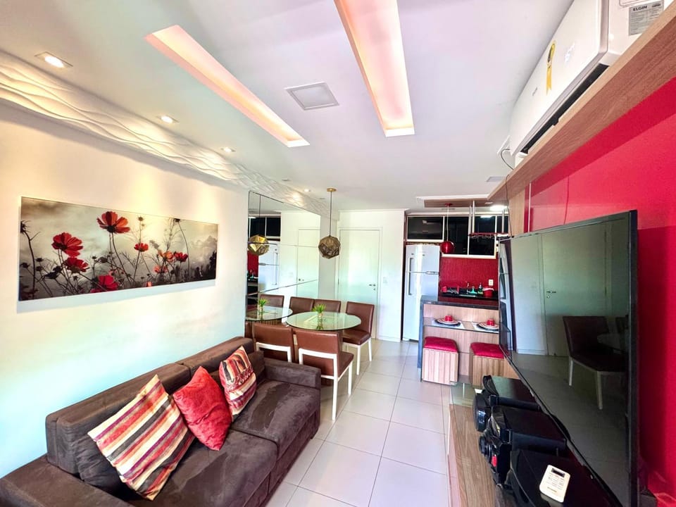 Apartamento completo no Beach Way Porto das Dunas - Apto Luxo Apartment in State of Ceará