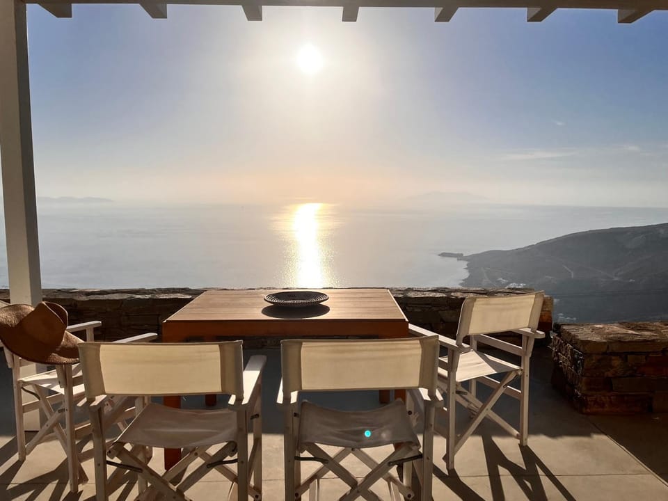 Natural landscape, Seating area, Dining area, Sea view