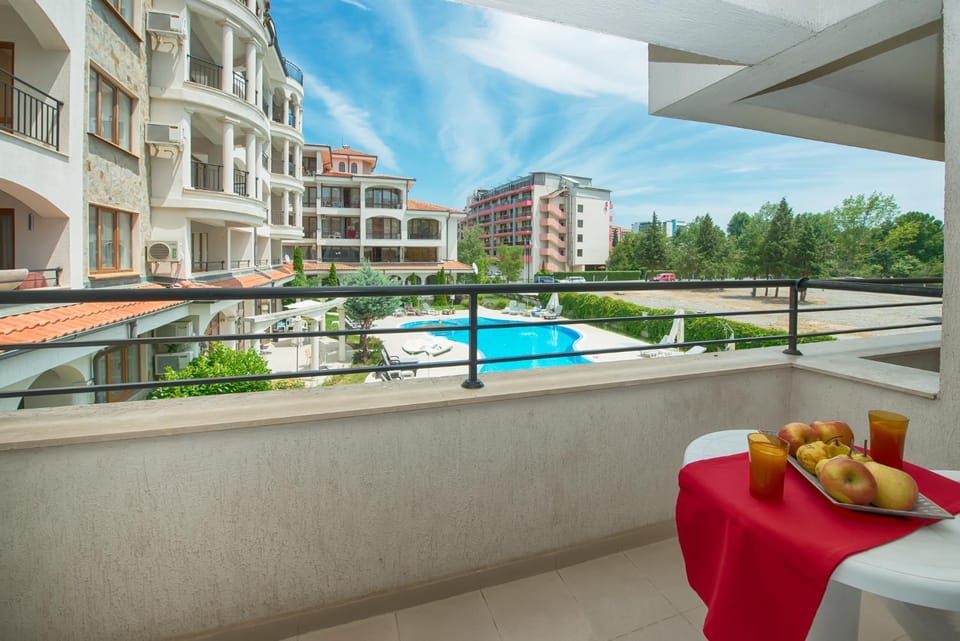 Pool view, Inner courtyard view