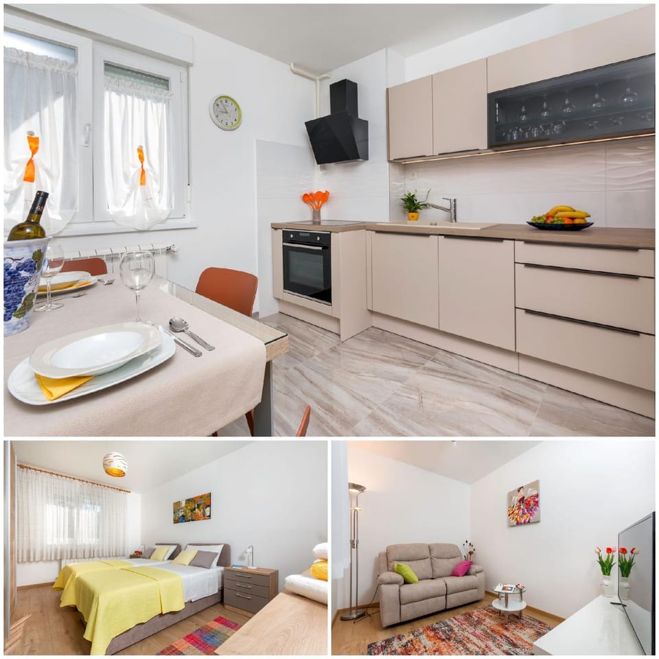 Bed, Kitchen or kitchenette, Living room, Dining area, Bedroom