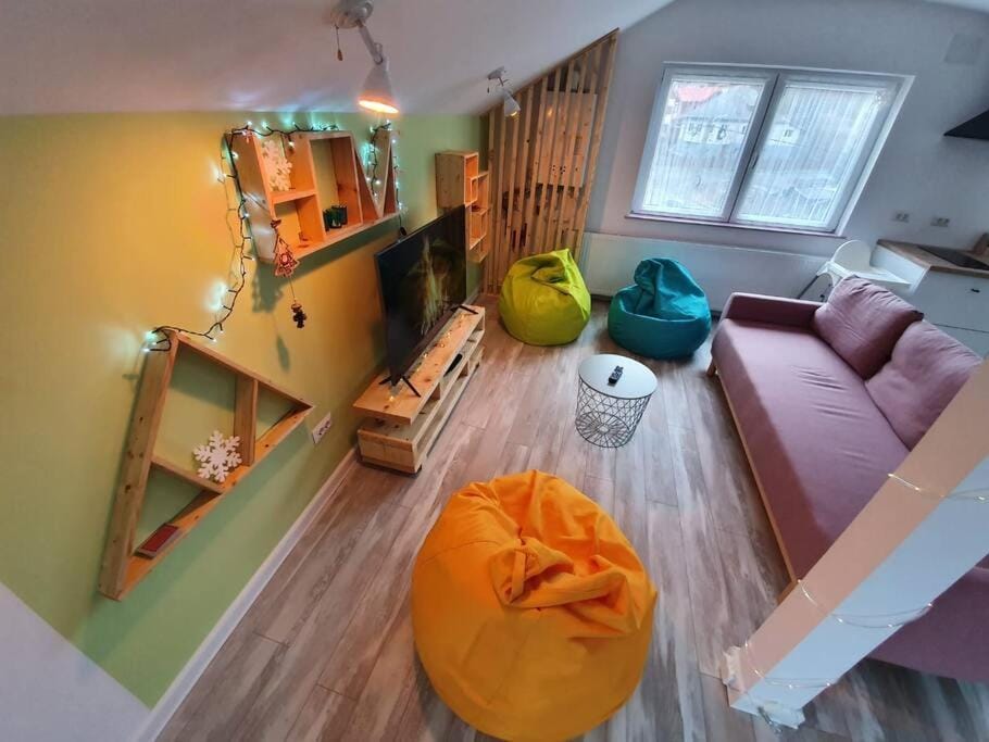 Cozy Attic Azuga House in Prahova, Romania