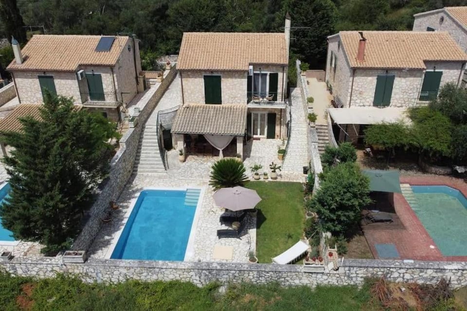 Stone Pool House Gouvia House in Corfu, Greece