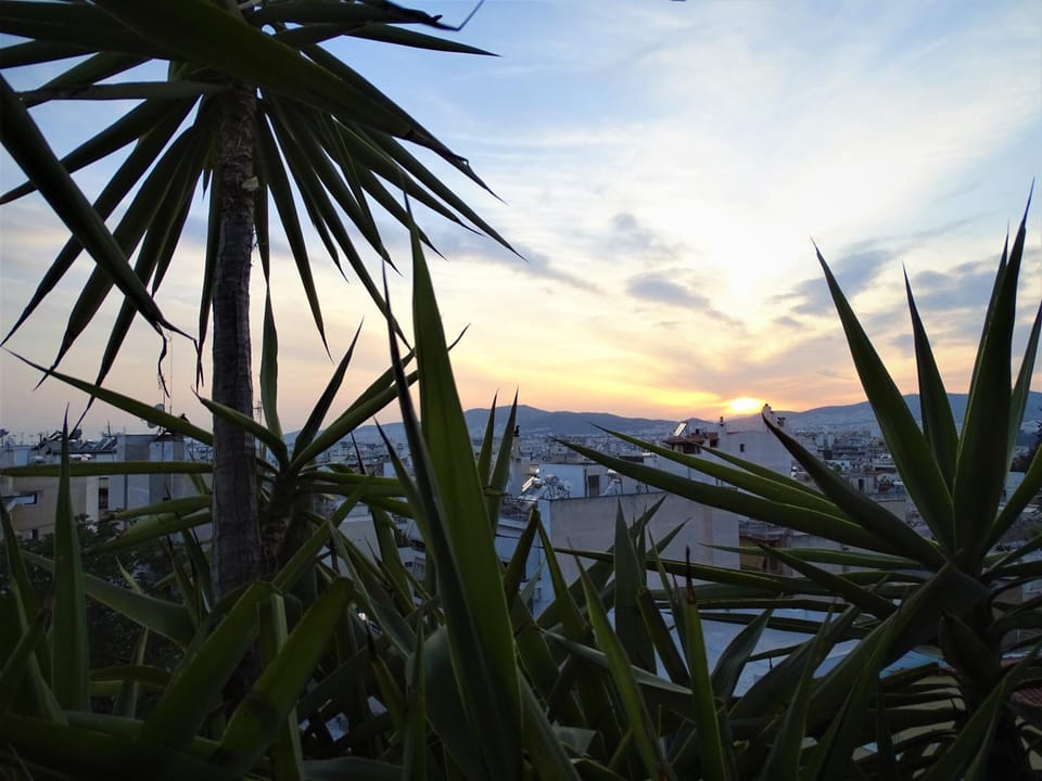 Natural landscape, Sunset