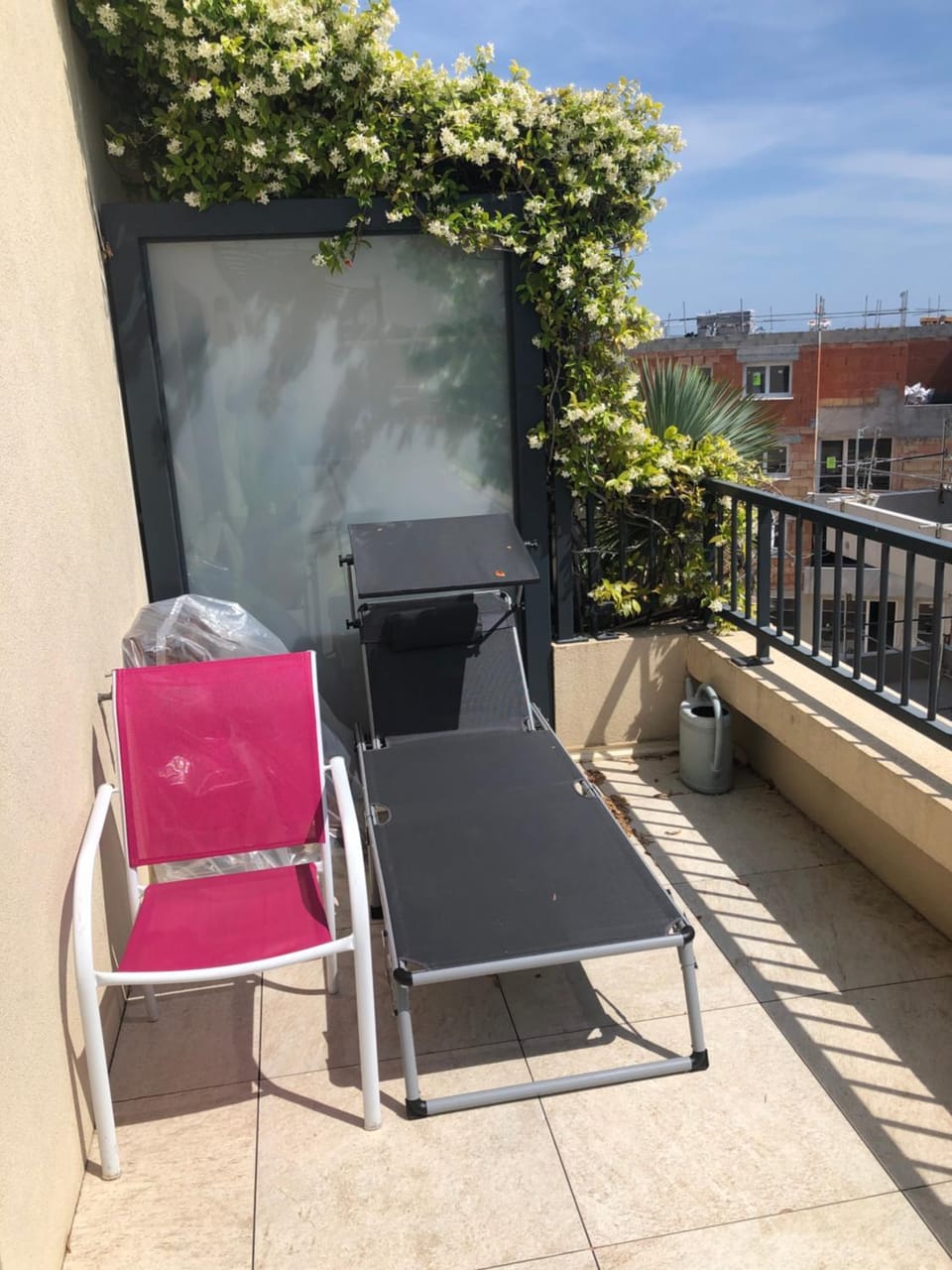 Balcony/Terrace, sunbed