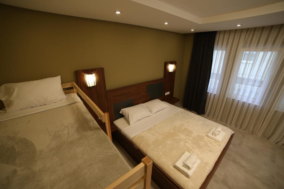 Photo of the whole room, bunk bed