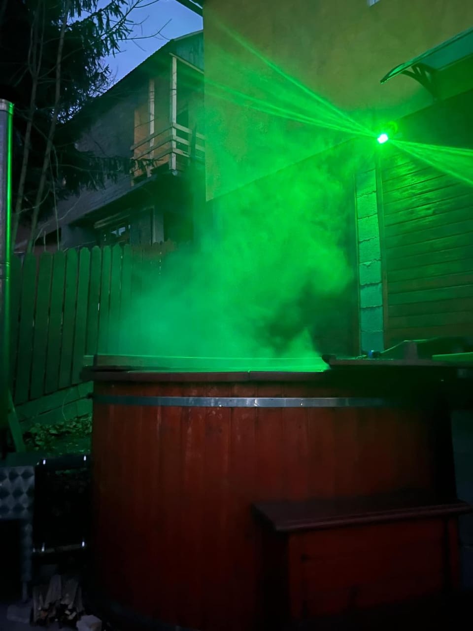 Night, Hot Tub