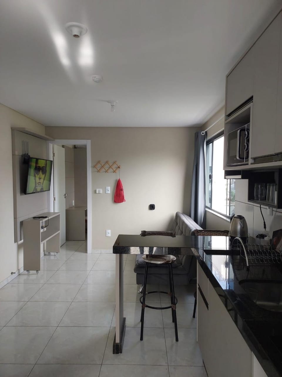 Kitchen or kitchenette, Living room