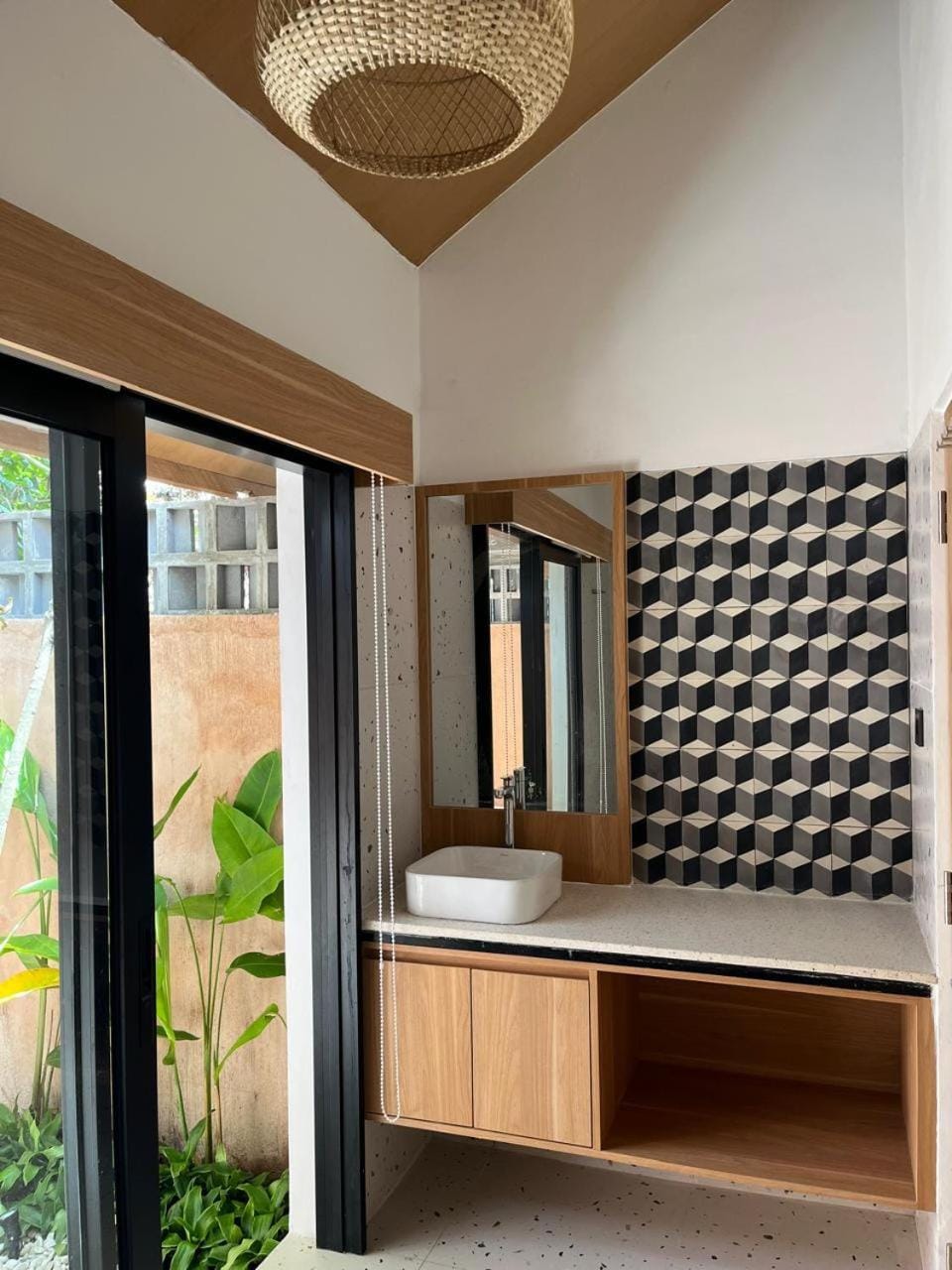 Bathroom, Garden view