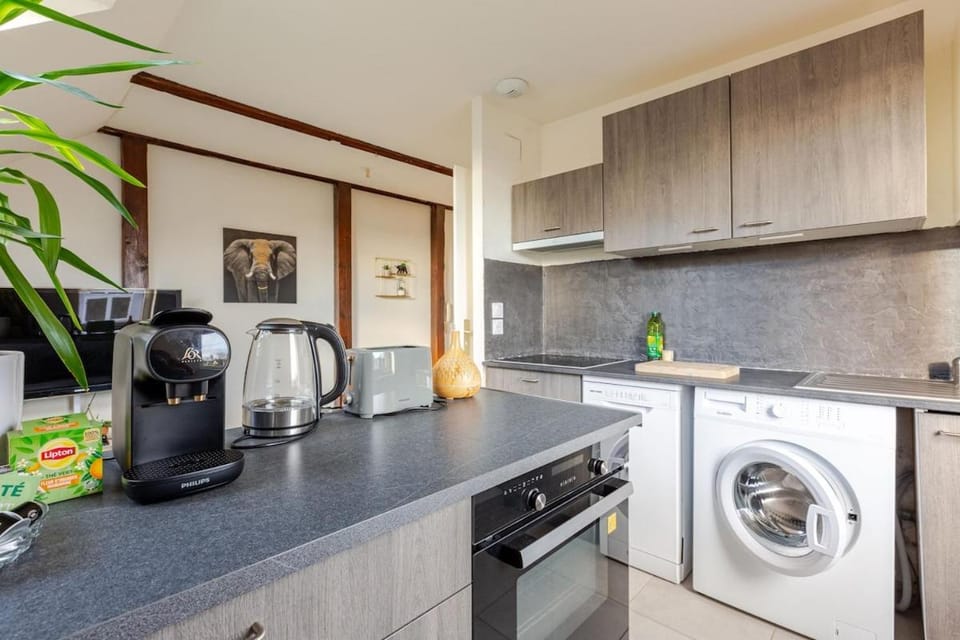 Coffee/tea facilities, Kitchen or kitchenette, oven, pet friendly, stove, toaster, washing machine