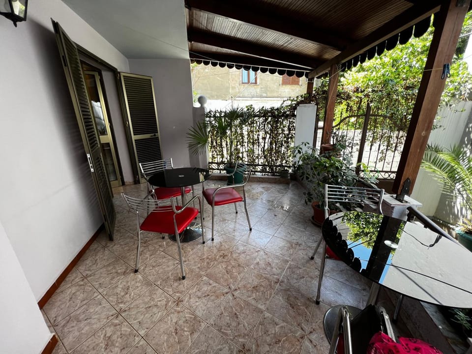 Patio, Living room, Seating area