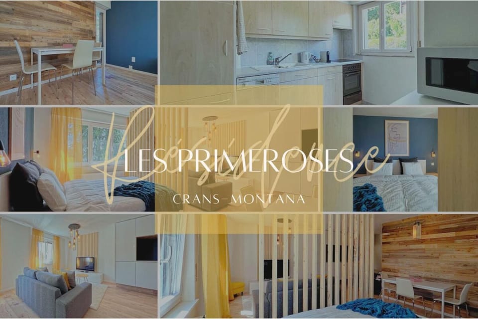 Primeroses I 43m2 I Balcony I Near the centre 9 min Apartment in Crans-Montana