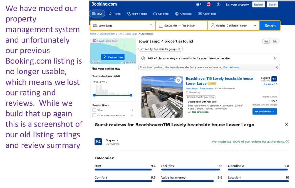 Beachhaven116, beachside holiday home in Lower Largo, Fife House in Scotland