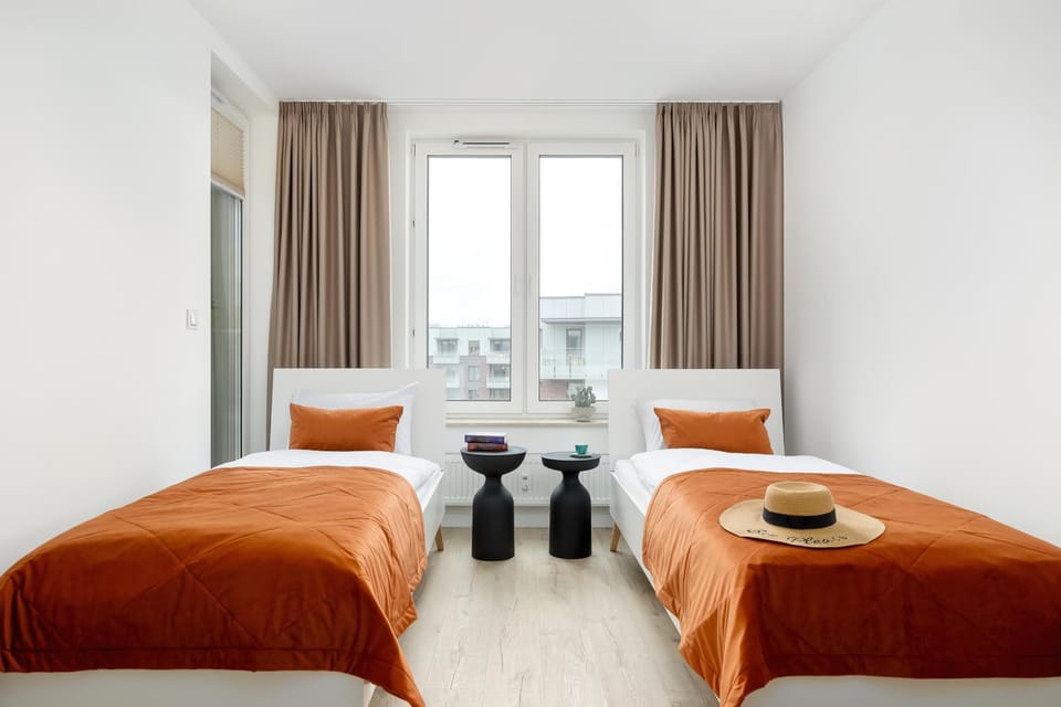 Seaside Apartamenty Mazowiecka Park - wyjątkowy apartament na 7 osób 2 sypialnie, 2 łazienki i parking - Luxury large apartment with 2 bedrooms, 2 bathrooms and parking Apartment in West Pomeranian Voivodeship, Poland