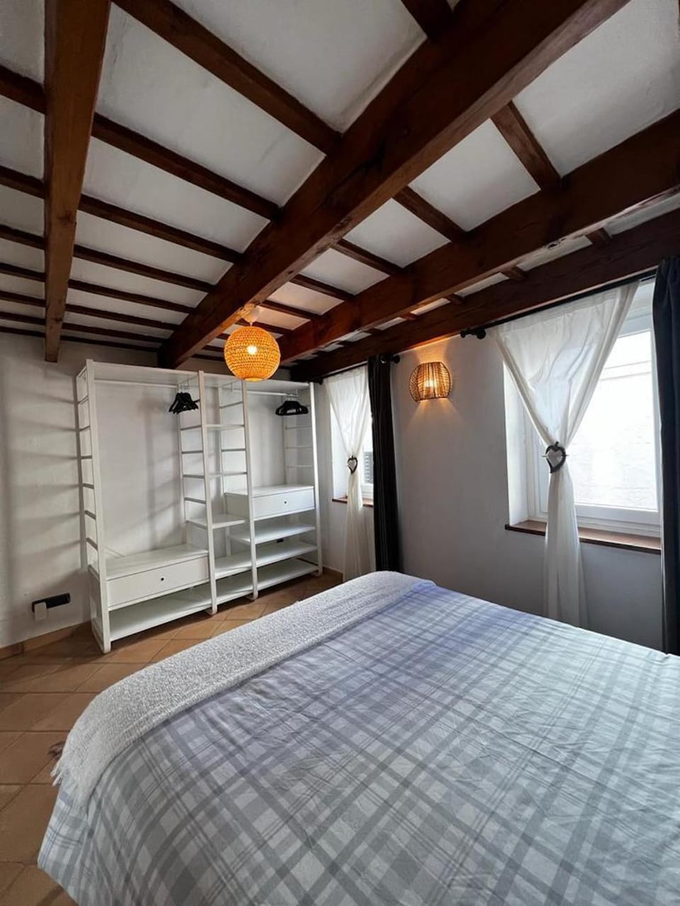 Property building, Living room, Bedroom