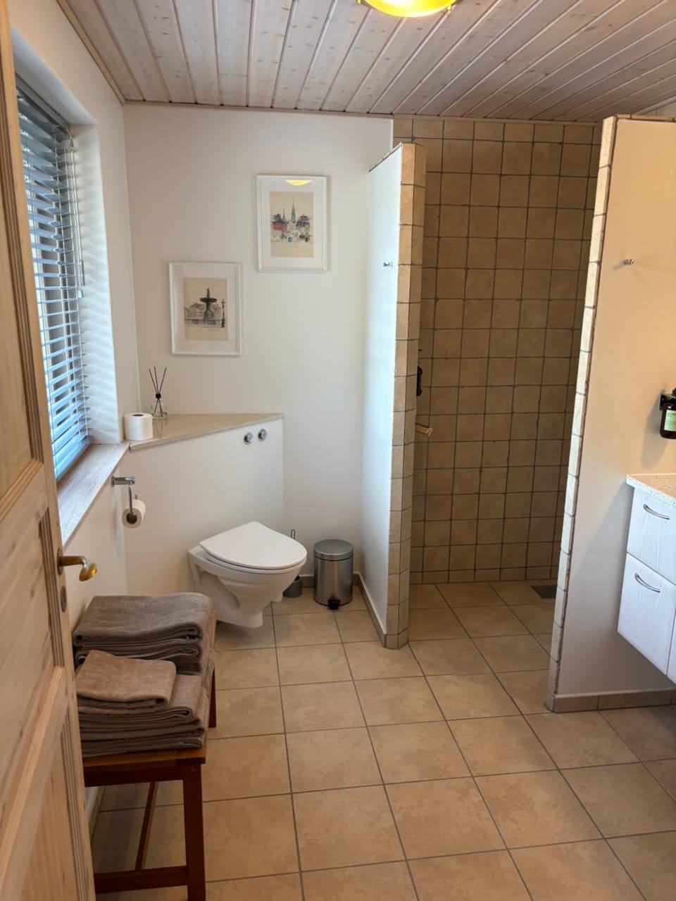 Toilet, Bathroom, towels