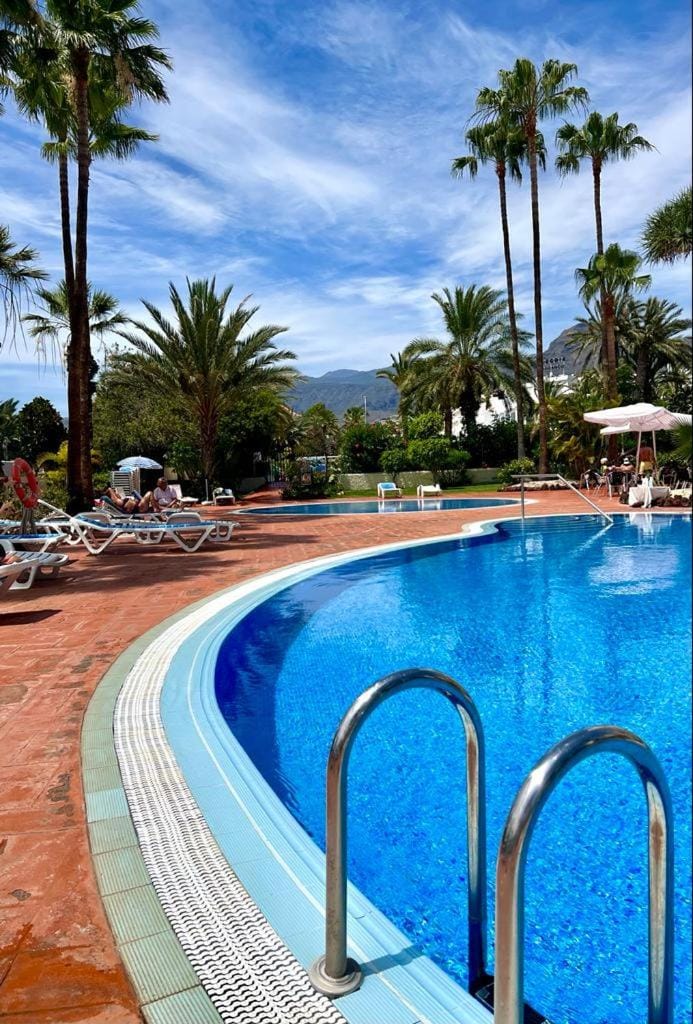 Natural landscape, Pool view, Swimming pool, sunbed