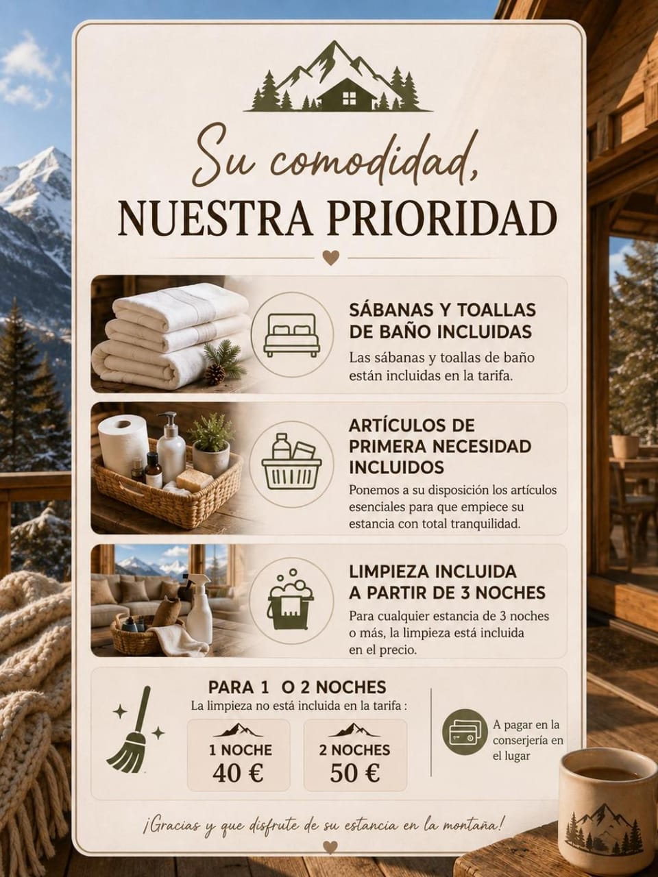 L'esprit chalet - draps et serviettes inclus Apartment in Catalonia