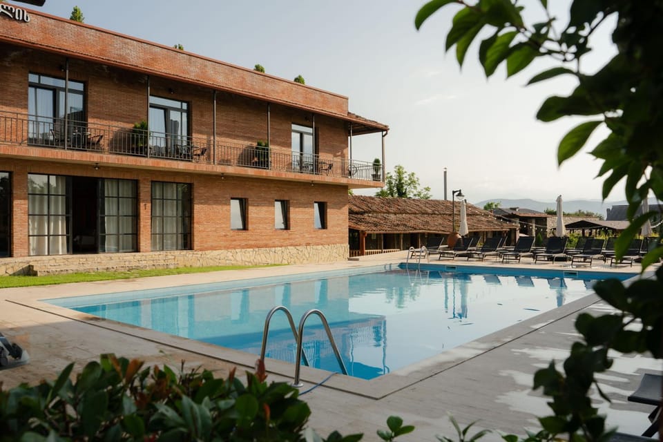 Property building, Pool view, Swimming pool