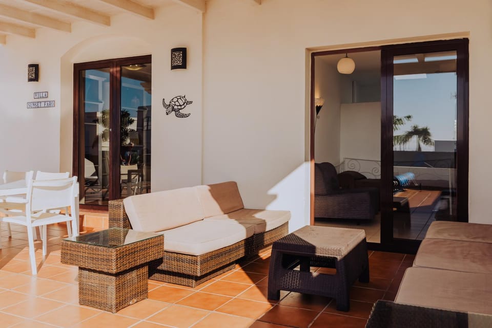 Patio, Day, View (from property/room), Balcony/Terrace, Living room, Seating area, Dining area, sunbed