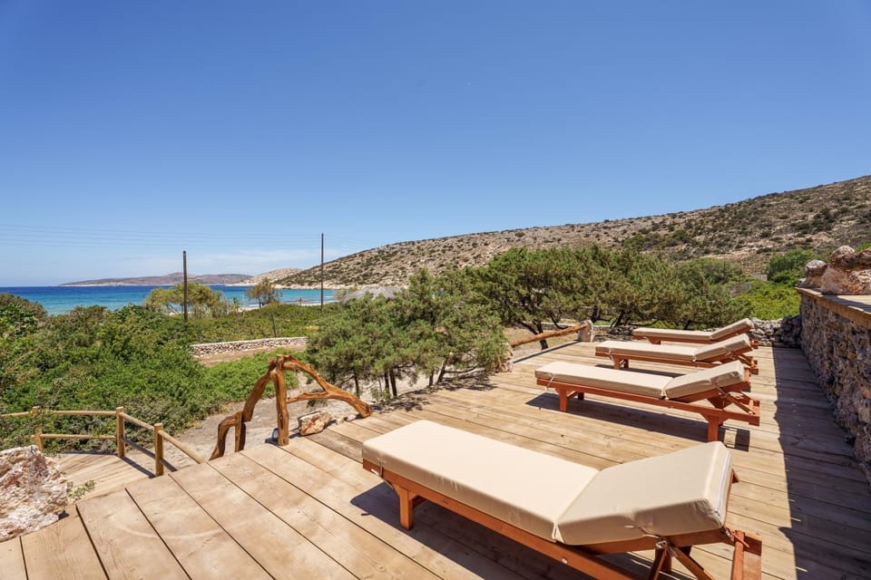 Seating area, Sea view, sunbed