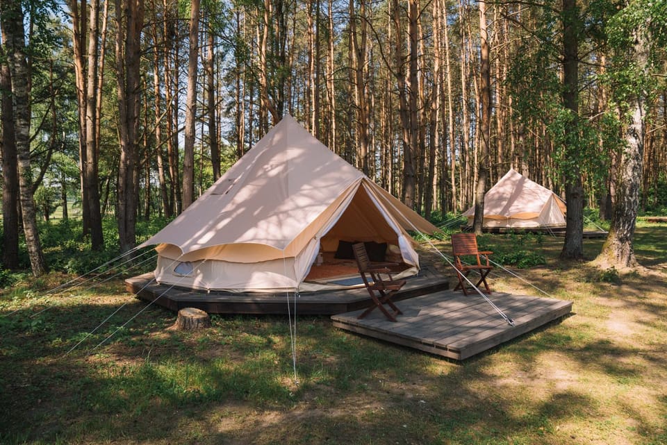 Natur Camp Glamping Birštonas Luxury tent in Lithuania