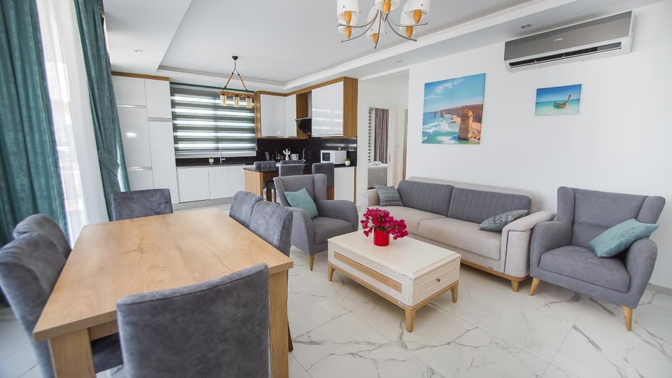 Living room, Seating area, Dining area