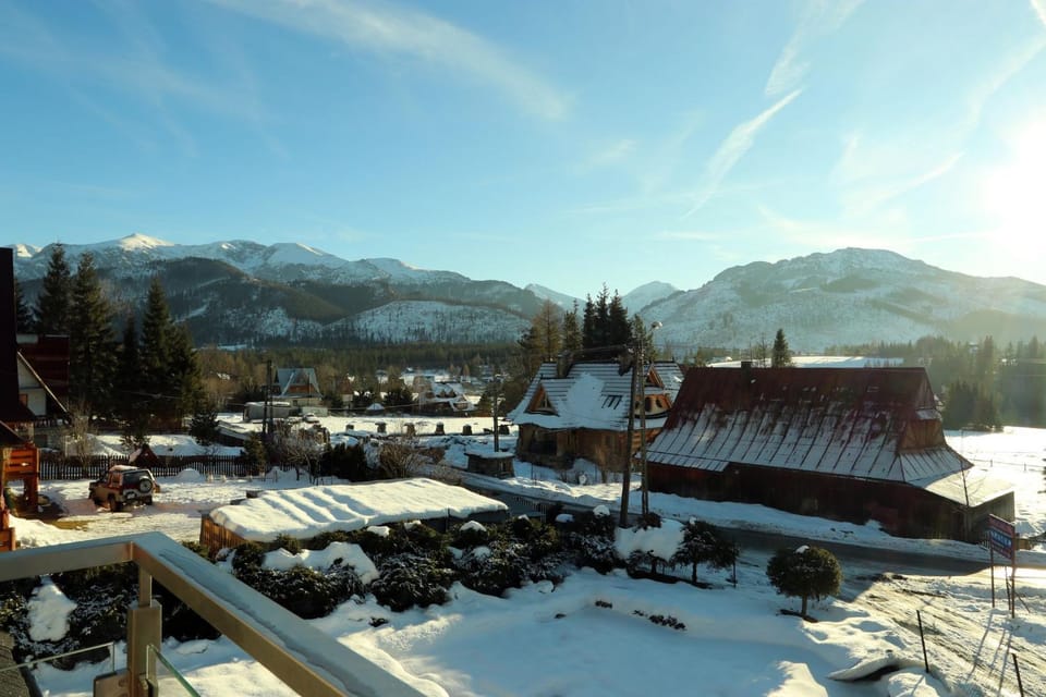 Neighbourhood, Winter, Mountain view