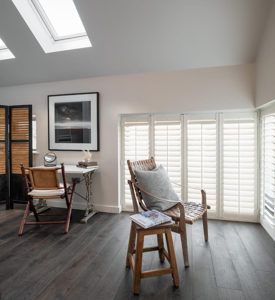 Seating area, Bedroom, Sea view