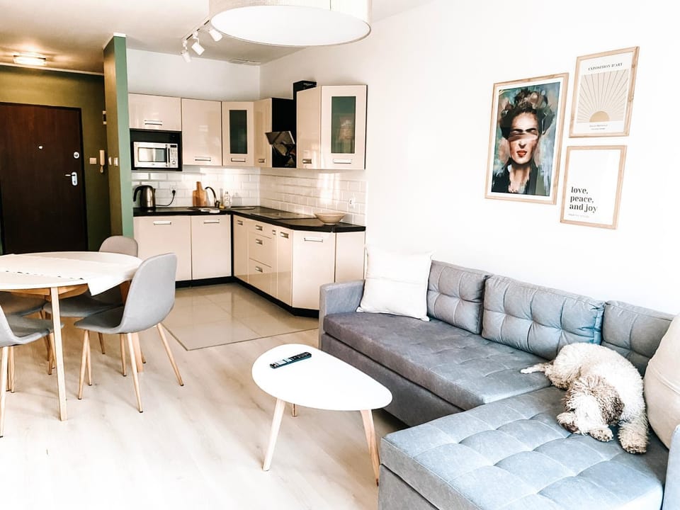 Kitchen or kitchenette, Living room