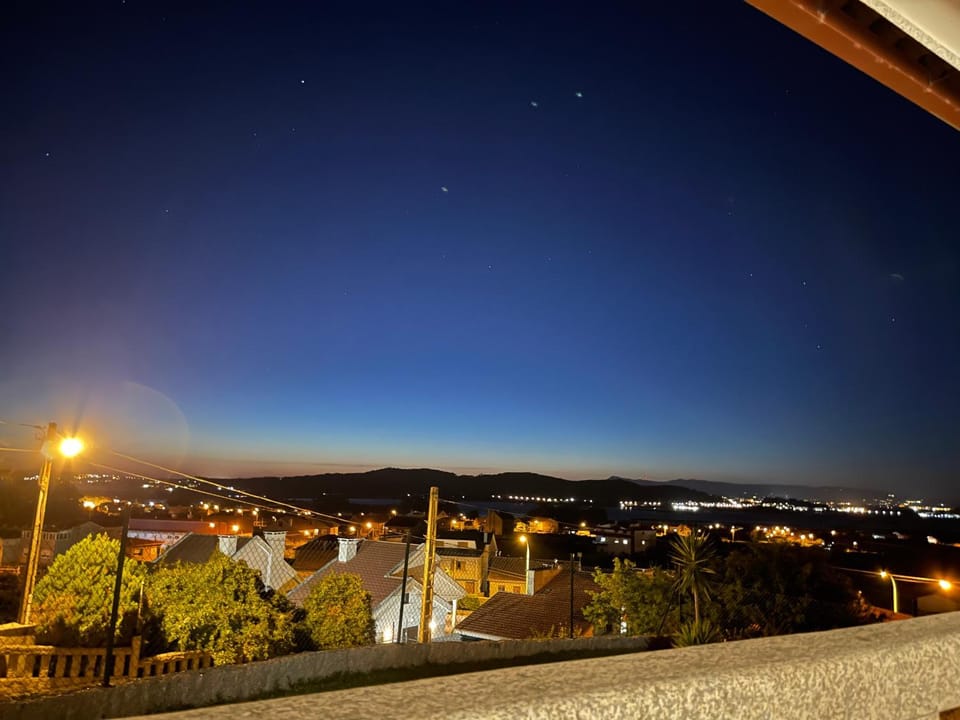 Night, Natural landscape, Balcony/Terrace, Pool view, Sea view