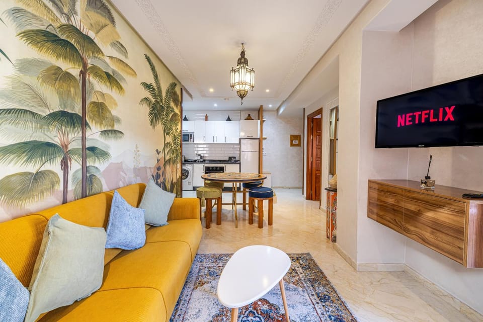Appartement moderne en City Center Marrakech-Gueliz Apartment in Marrakesh