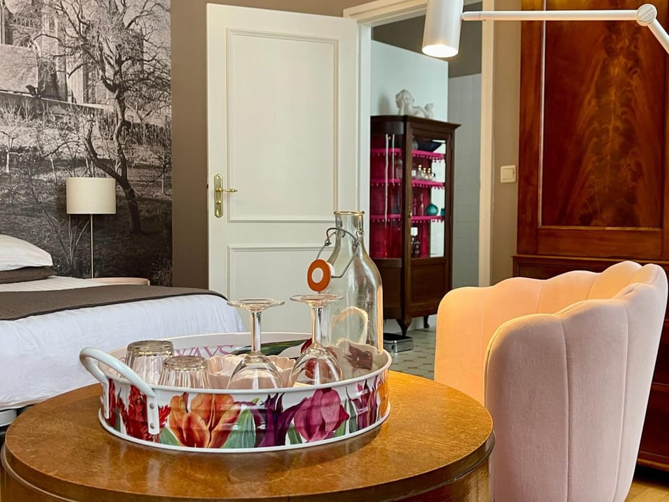 Decorative detail, Seating area, Bedroom