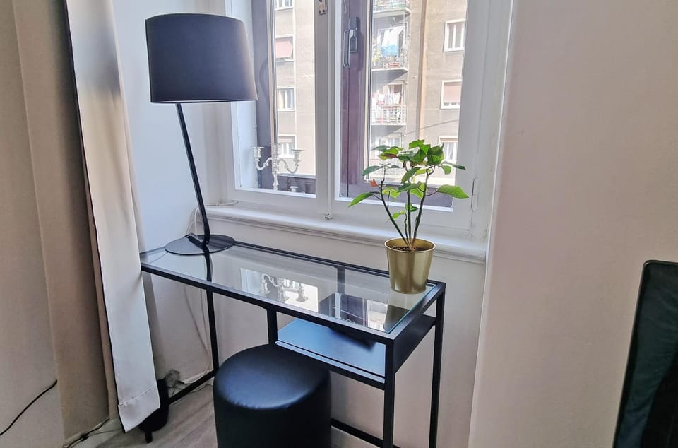 Dining area, hair dresser