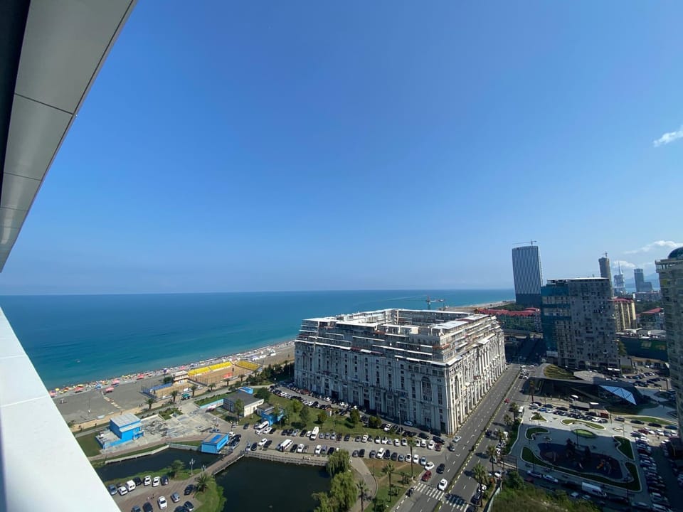 Beach, City view, Sea view