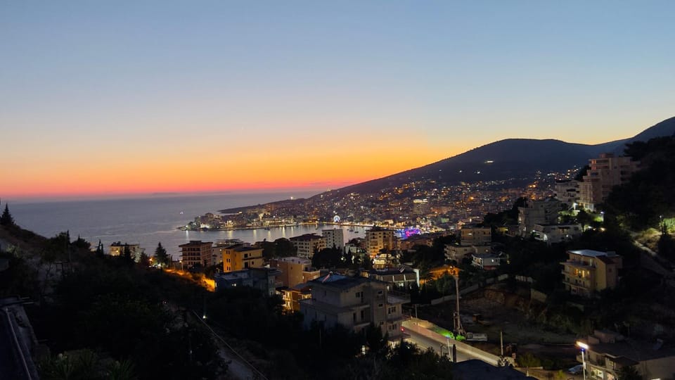 Nearby landmark, Natural landscape, City view, Mountain view, Sea view, Sunset
