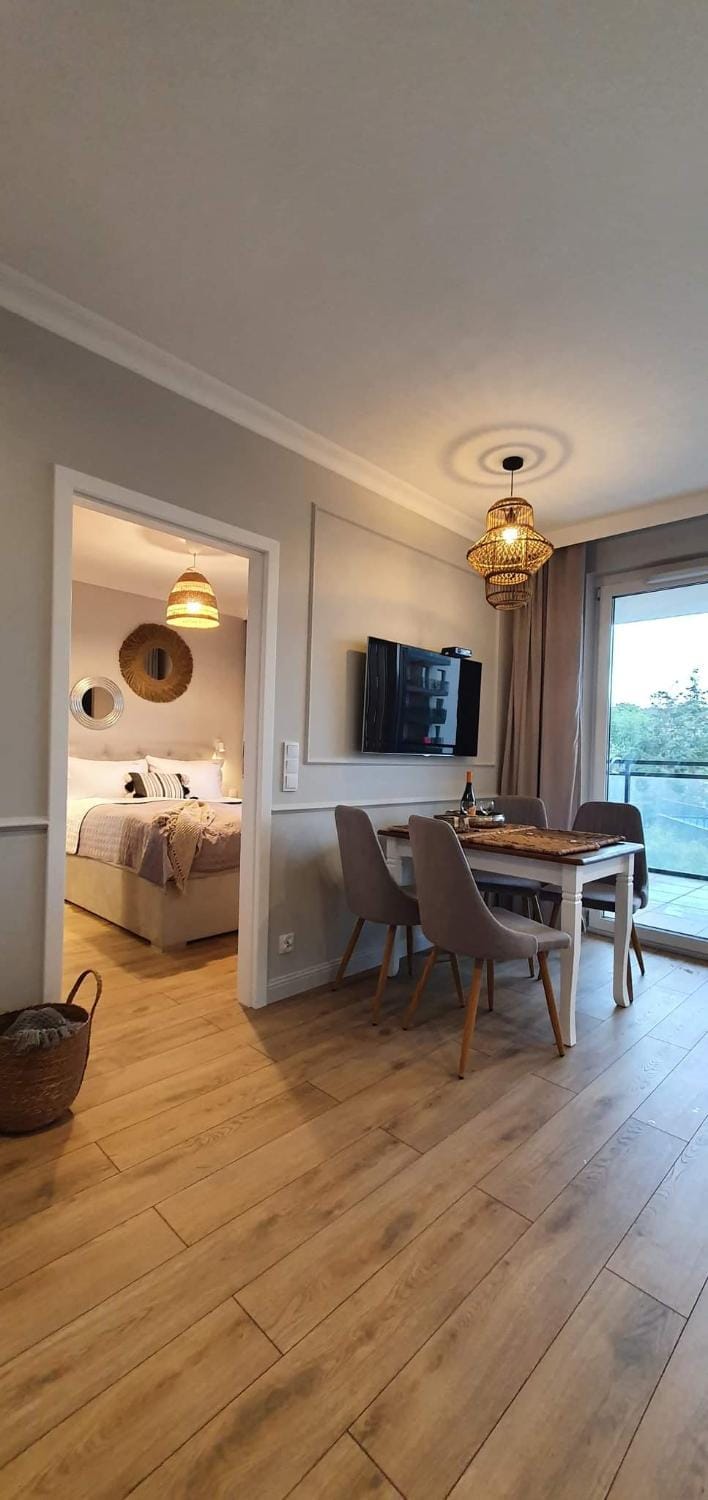 Holiday Home Bel Mare 205e z balkonem i tarasem Apartment in Miedzyzdroje