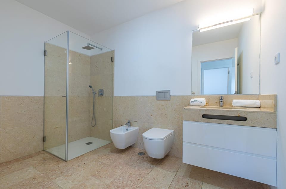 Bathroom, Living room