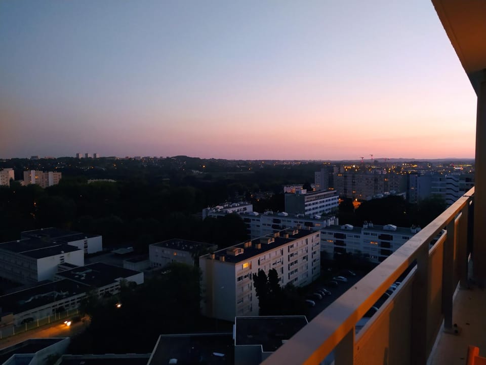 Balcony/Terrace, City view, Sunset