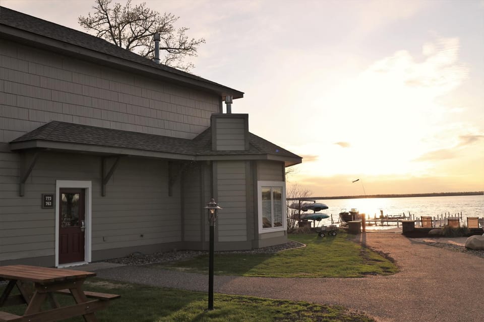 Property building, Sunset