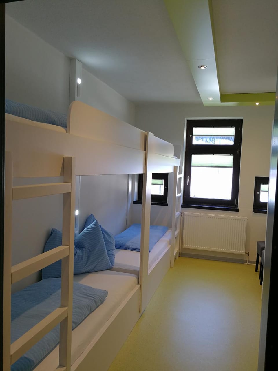 Photo of the whole room, bunk bed