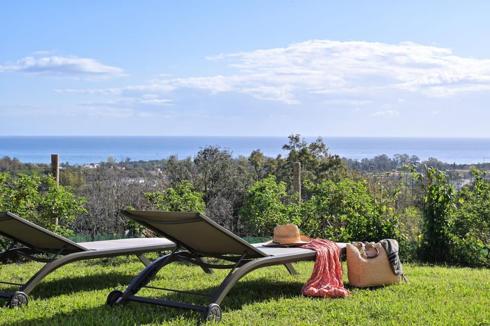 Property building, Garden, Garden, Garden view, Garden view, Sea view, Sea view, sunbed