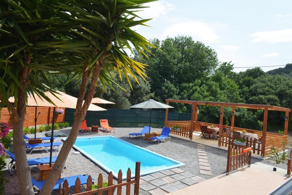 Seating area, Swimming pool, sunbed